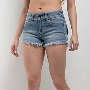 NEW Ninth Hall Alyssia Shortie Sapphire Denim Shorts size: 0